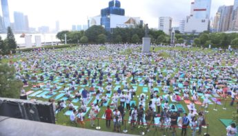 Join Hong Kong’s Alfresco Harbourside Practice Celebrating International Yoga Day – June 19th