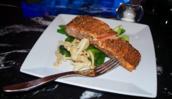 Spice crusted salmon