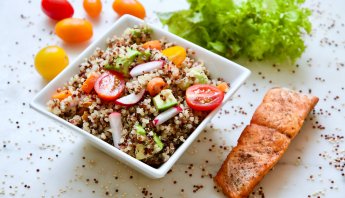 RECIPE: Salmon Avocado Quinoa Salad (DF GF)